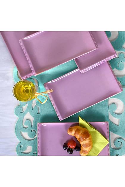 Violet Selen Kayk Tabak 30 cm 6 Adet