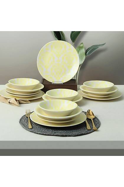 Yellow Pieces Yemek Takm 16 Para 4 Kiilik - 18193