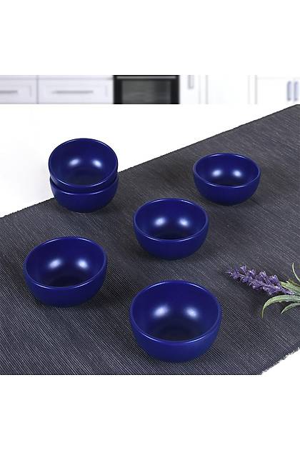 Bulut Mat Kobalt erezlik/Sosluk 8 Cm 6 Adet