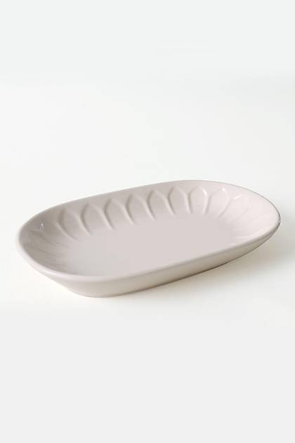 Krem Badem Kayk Tabak 25 Cm 2 Adet 030