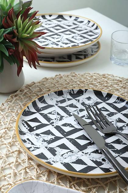 Keraart Trigon Marble Kahvalt Takm 18 Para 6 Kiilik 18766-68-69