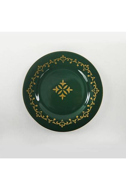 Riva Yeil Gold Yemek Takm 24 Para 6 Kiilik