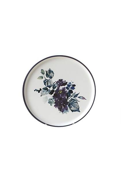 Purple Flower Nordic Pasta Taba�� 22 Cm 4 Adet 21329