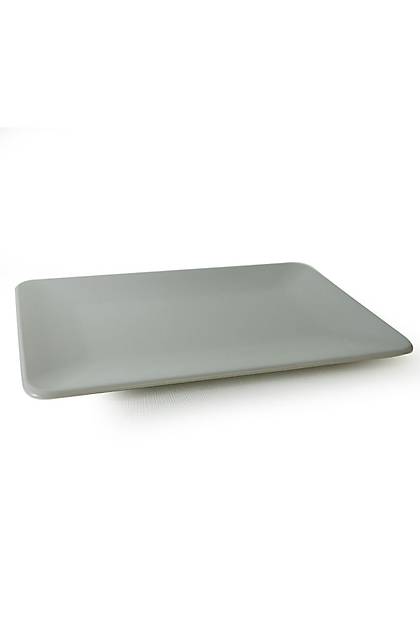 Mat Gri Siera Kayk Tabak 31 Cm 2 Adet 995