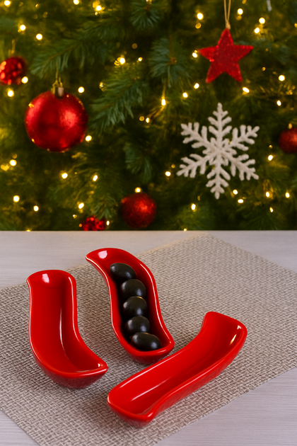 Krmz vory Zeytinlik 18 Cm 3 Adet