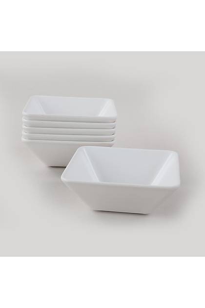 Mat Beyaz Siera orba Kasesi 15 Cm 6 Adet