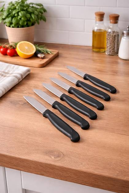 �nci Siyah B��ak Seti 6 Par�a