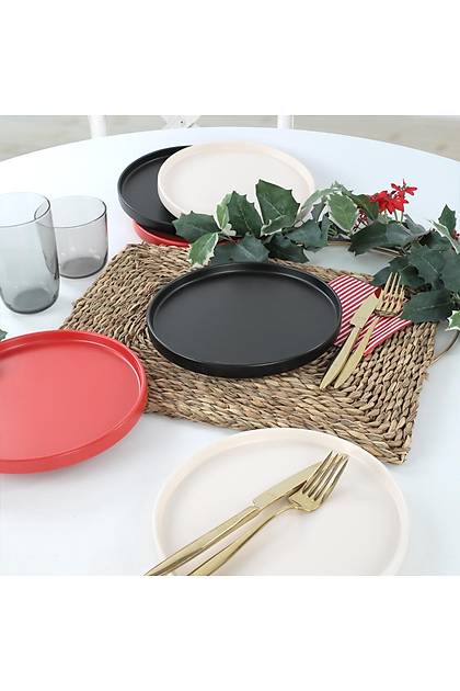 Noble Matte Stackable Servis Taba 27 Cm 6 Adet 950-956-975