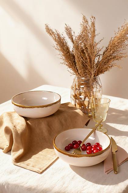 Straw Kera Salata Kasesi 18 Cm 2 Adet