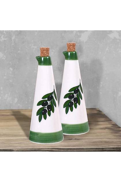 Yalk - Sirkelik Seti Zeytin 21 Cm 2 Adet