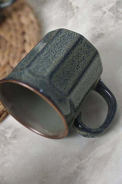 Reaktif Antik Yeil Herakles Kupa 9 Cm 6 Adet Q76