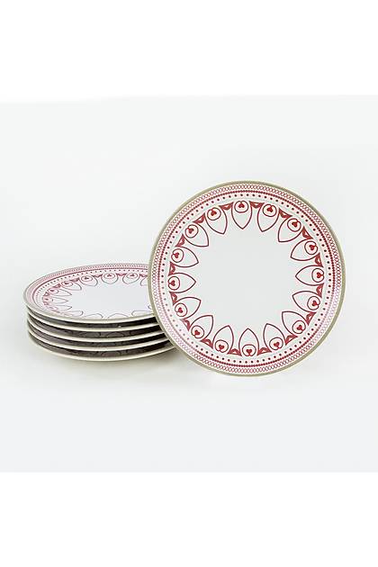 Red Dream Pasta Taba 20 Cm 6 Adet - 19872