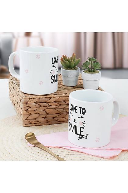 Kitty Smile Kupa 9 Cm 2 Adet