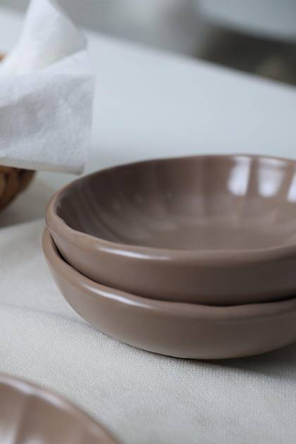 Mat Toprak Taupe Sirius erezlik / Sosluk 12 Cm 6 Adet 977