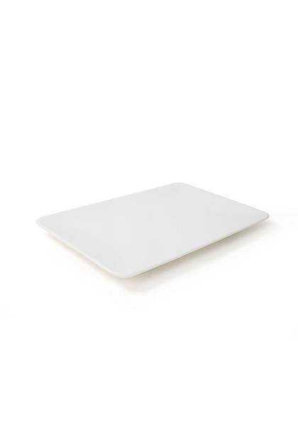 Mat Beyaz Siera Kayk Tabak 31 Cm 2 Adet