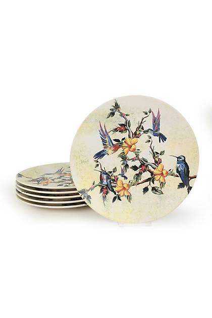 Keraart Fairy Bird Servis Taba 26 Cm 6 Adet - 19071