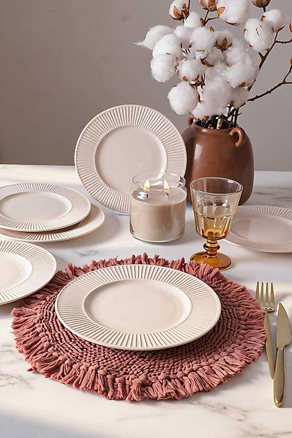 Krem Myra Pasta Taba�� 22 Cm 6 Adet 030