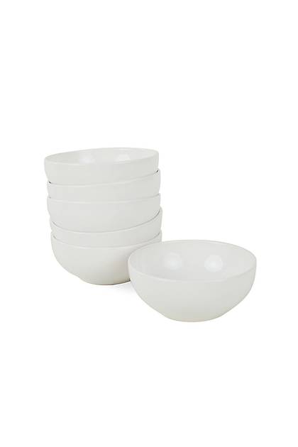 Beyaz Delta orba Kasesi 14 Cm 6 Adet