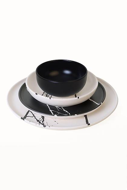 Keraart Mermer Yemek Takm 24 Para 6 Kiilik 17950-51