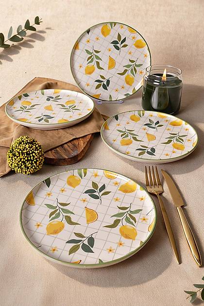 Lemon Nordic Pasta Taba�� 22 Cm 4 Adet 22090