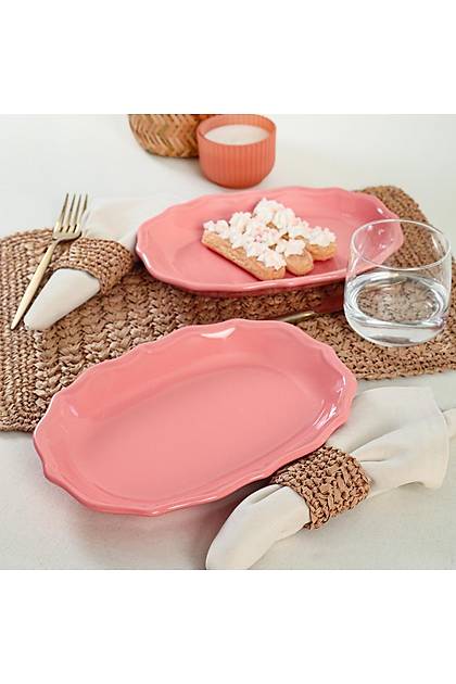 Pembe Romeo Kayk Tabak 2 Adet 25 Cm - 550