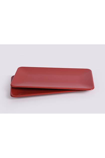 Krmz Siera Kayk Tabak 33 Cm 2 Adet