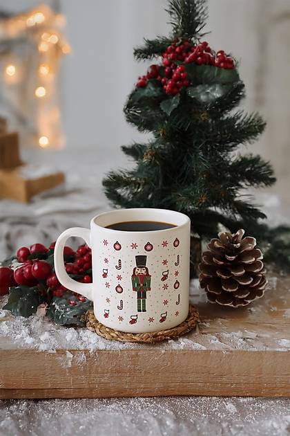  New Year Kurun Asker Kupa 10 Cm ok Renkli