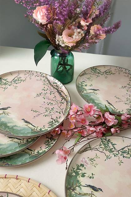 Pink Woods Nordic Servis Taba 28 cm 6 Adet 22641