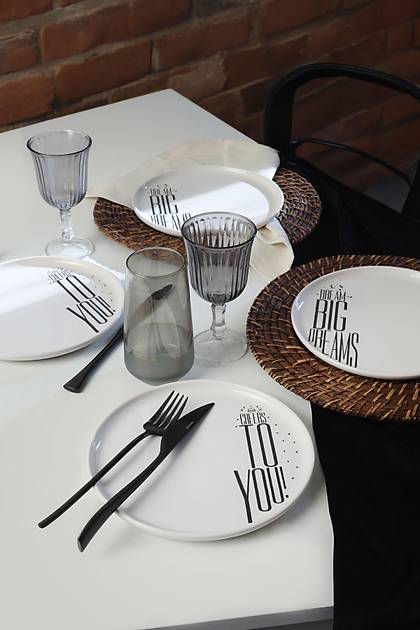 Dream & Cherrs Nordic Pasta Taba 22 Cm 4 Para 22729-30