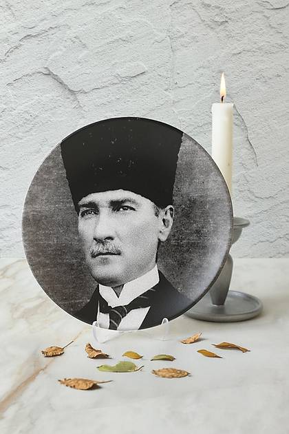 Atat�rk Portre Hediyelik/Dekoratif Tabak - 18239