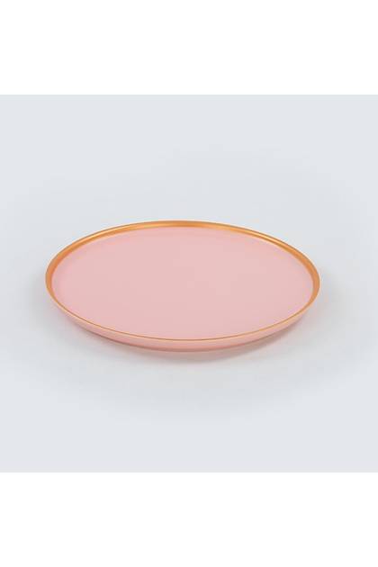 Wide Gold Mat Ak Pembe Yemek Takm 6 Kiilik 24 Para