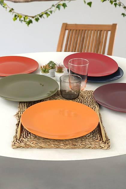 Rainbow Cold Ege Servis Taba 25 Cm 6 Adet 113/609