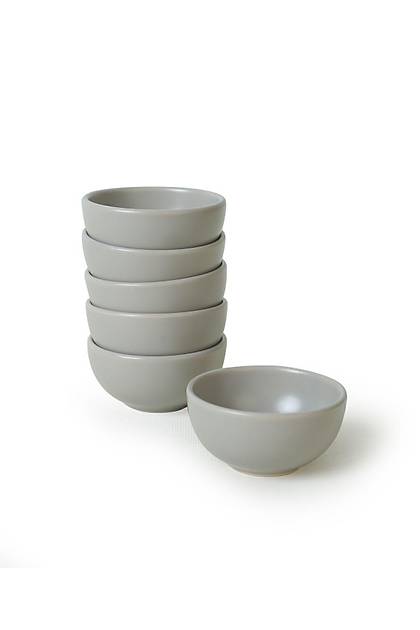 Mat Gri Bulut Mini erezlik / Sosluk 8 Cm 6 Adet 995