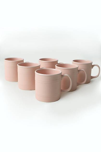 Mat Ak Pembe Varil Kupa 10 Cm 6 Adet 971