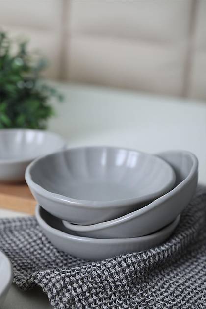 Mat Gri Sirius erezlik / Sosluk 12 Cm 6 Adet 995