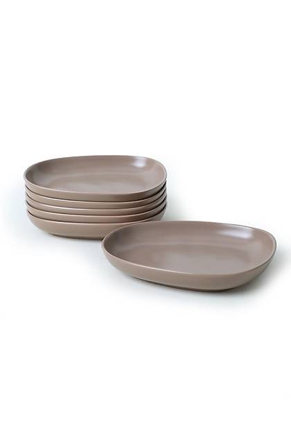 Mat Toprak Taupe Tetra Yemek Taba 23 Cm 6 Adet 977