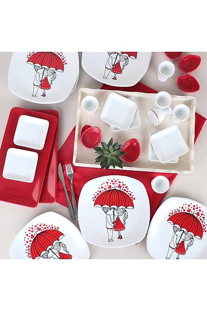 Red Love Kahvalt Takm 26 Para 6 Kiilik