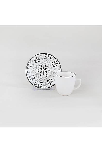 Tuli Grey Kahve Fincan Takm 12 Para 6 Kiilik - 19303