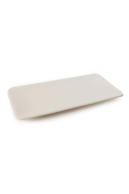 Mat Krem Siera Kayk Tabak 33 Cm 2 Adet 950