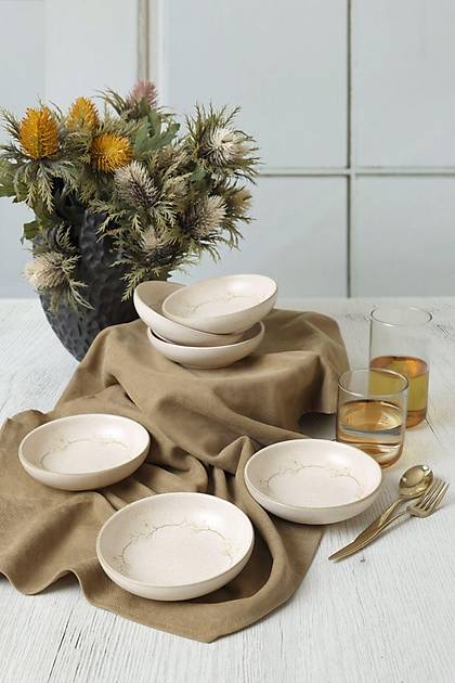 Taupe Bloom Halka erezlik / Sosluk 13 Cm 6 Adet 22528