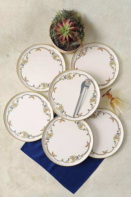 Bronze Bloom Nordic Servis Taba 28 Cm 6 Adet 22929