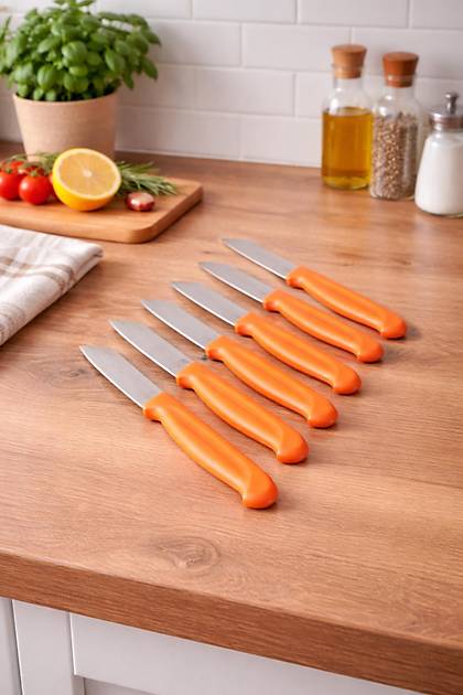 �nci Turuncu B��ak Seti 6 Par�a