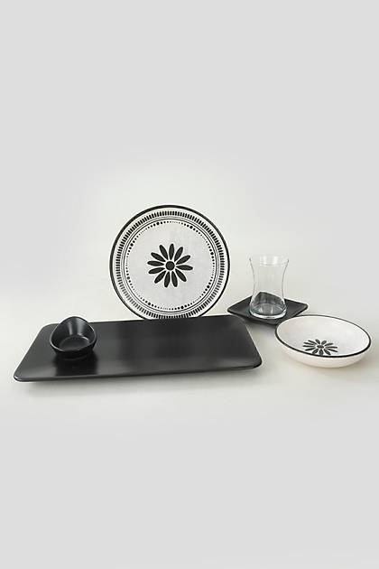 Keraart Black Rose Kahvalt Takm 21 Para 4 Kiilik