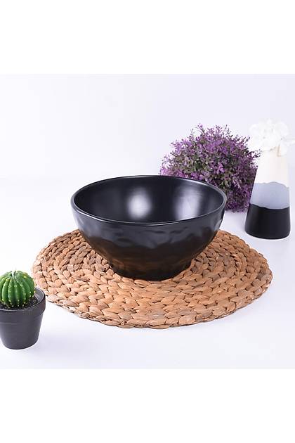Mat Siyah Organik Salata Kasesi 23 Cm