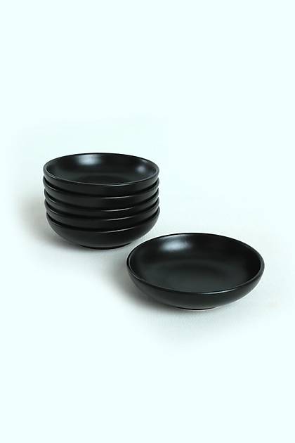 Mat Siyah Halka erezlik/Sosluk 13 Cm 6 Adet
