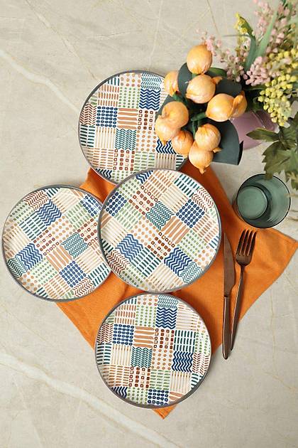 Etnik Hitit Pasta Taba 20 Cm 4 Adet 22552