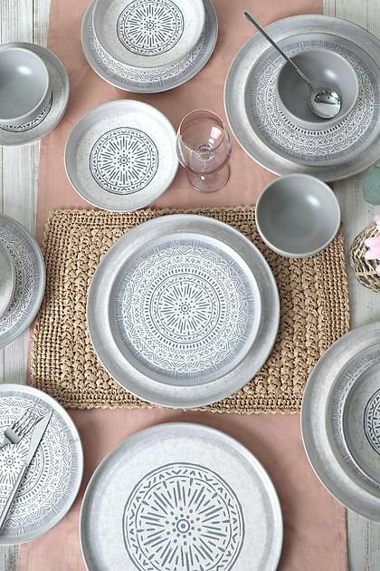 Stone Nordic Yemek Takm 24 Para 6 Kiilik 21426-27