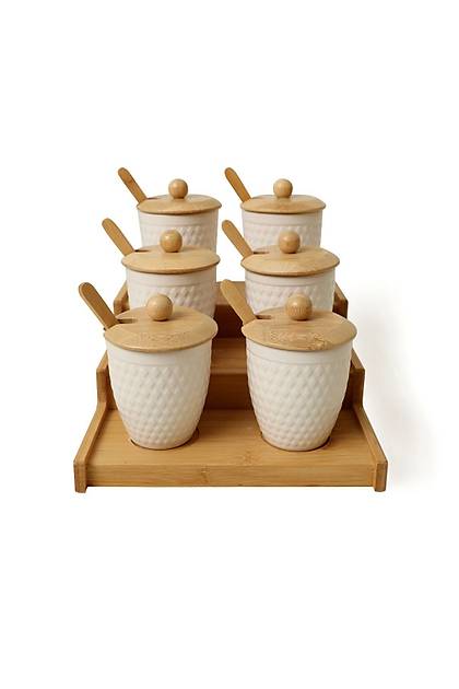 Bambu Standl 6 Para Baharat Seti Tutku 1422