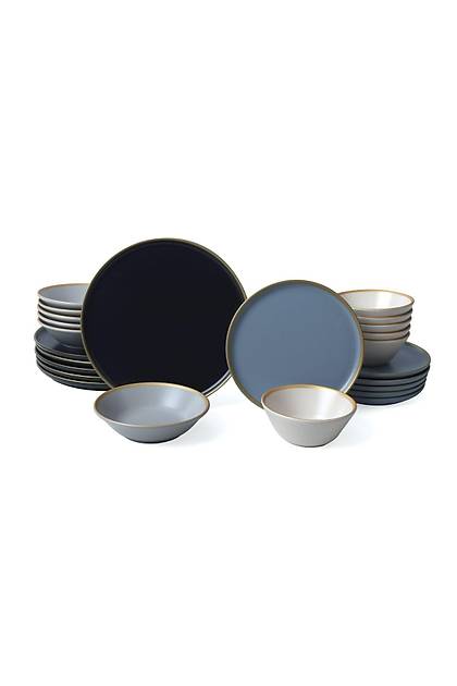 Safir Gri Yemek Takm 6 Kiilik 24 Para 624-995