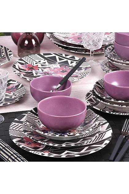 Leylak Yemek Takm 6 Kiilik 24 Para - 18231